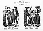 Planche 96a Fin du XIXe Siecle - Habits traditionnels Alsaciens - Late 19Th Century - Alsatian Folk dress.jpg